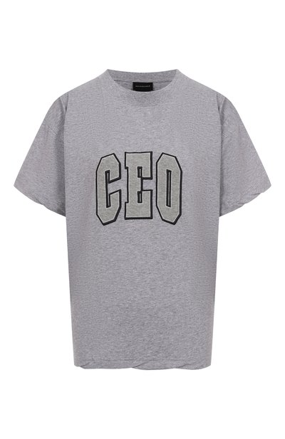 Женская хлопковая футболка BALENCIAGA, арт. 826344/TSVP3