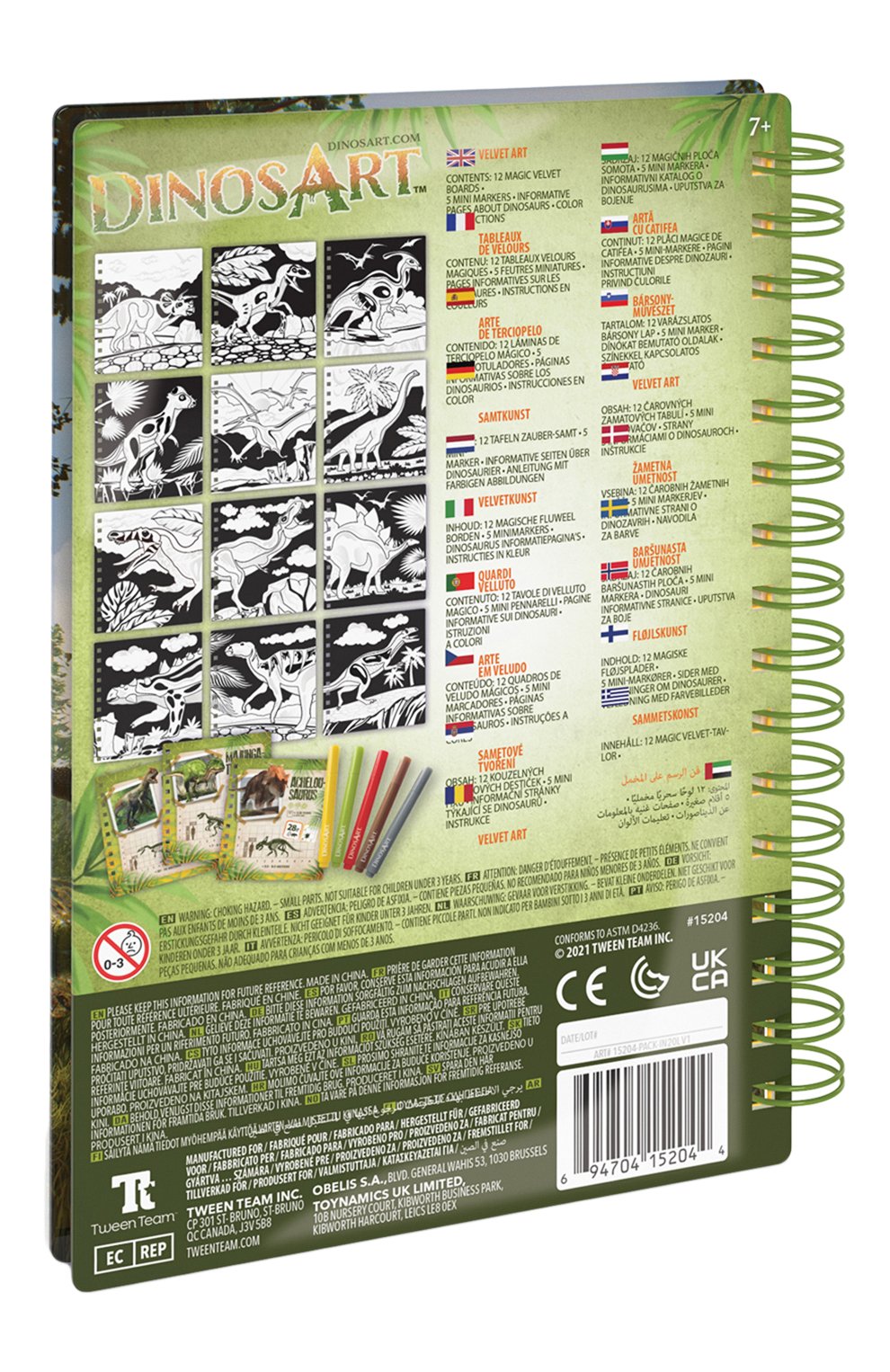 Раскраска-скетчбук dino PAREMO разноцветного цвета по цене 2410 руб., арт. 15204_NSDA, фото 5 Раскраска-скетчбук dino PAREMO, арт. 15204_NSDA, фото 5