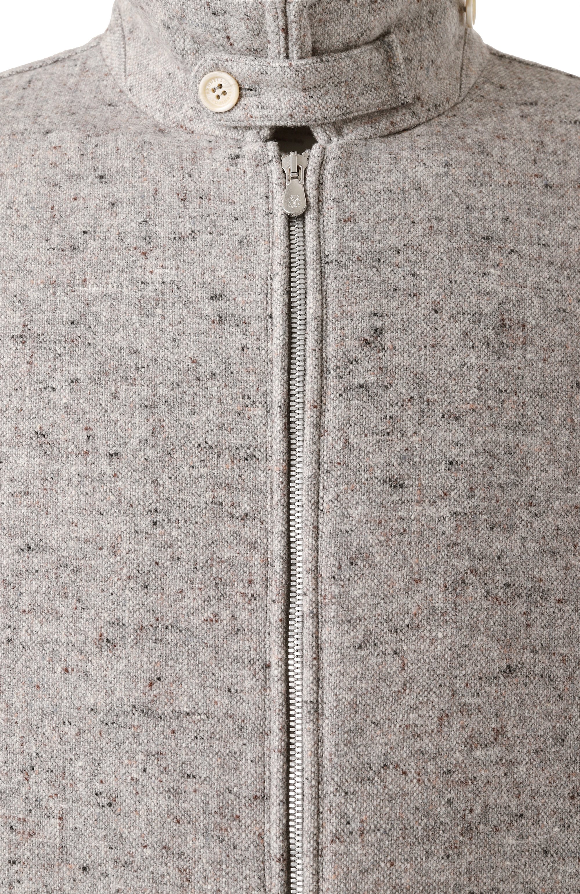 Бомбер из шерсти и шелка BRUNELLO CUCINELLI, арт. MY4936385, фото 6