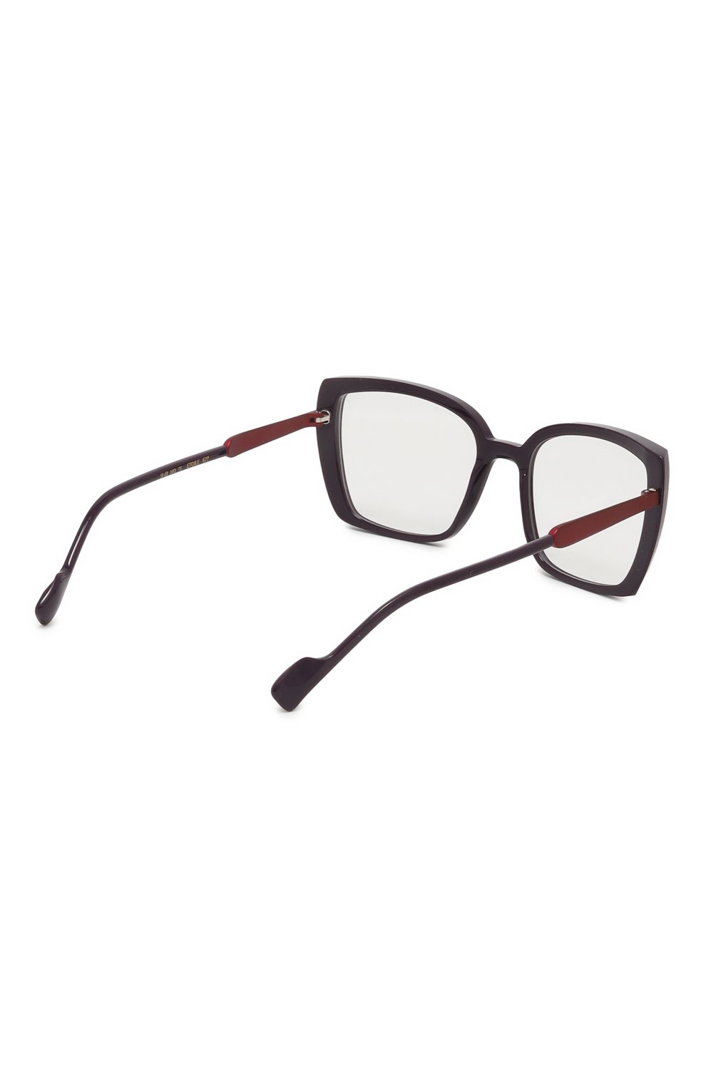 Оправа CAROLINE ABRAM бордового цвета по цене 27900 руб., арт. ET0ILE 677, фото 4 Оправа CAROLINE ABRAM, арт. ET0ILE 677, фото 4