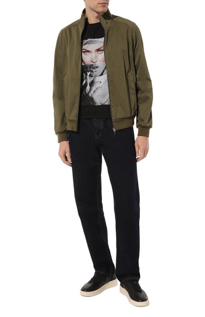 Хлопковая футболка BISIBIGLIO черного цвета по цене 11550 руб., арт. SU0R MAD0NNA, фото 2 Хлопковая футболка BISIBIGLIO, арт. SU0R MAD0NNA, фото 2