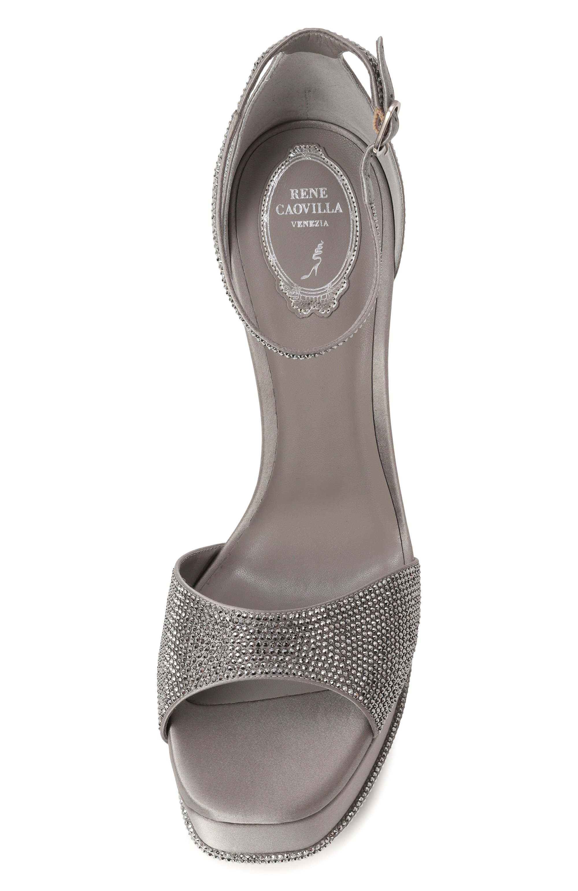 Текстильные босоножки anastasia 130 RENE CAOVILLA, арт. C11588-130/R001, фото 6