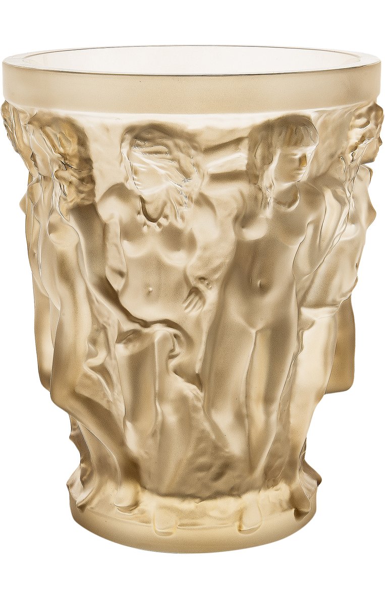Ваза sirenes LALIQUE золотого цвета, арт. 88091104 | Фото 1 (Статус проверки: Проверена категория; Региональные ограничения белый список (Axapta Mercury): Не проставлено; Нос: Не проставлено; Автоматизация Diginetica: Не назначено; Ограничения доставки: fragile-2)