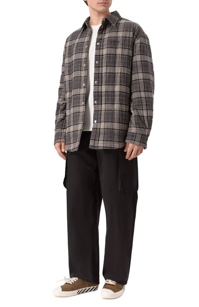 Текстильные кеды vulcanized undercut OFF-WHITE, арт. 0MIA2A2F25FAB0011001, фото 2