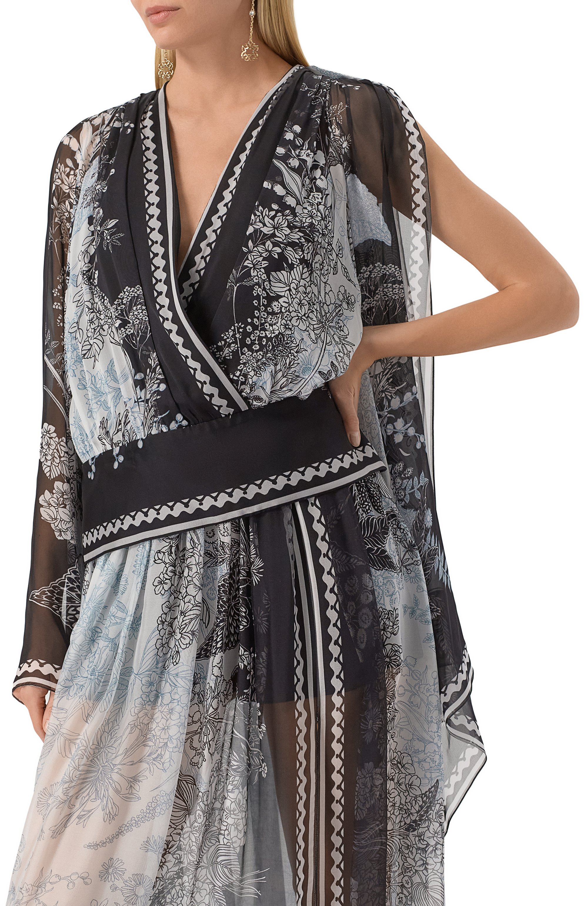 Шелковая блузка ELIE SAAB, арт. T0137, фото 3