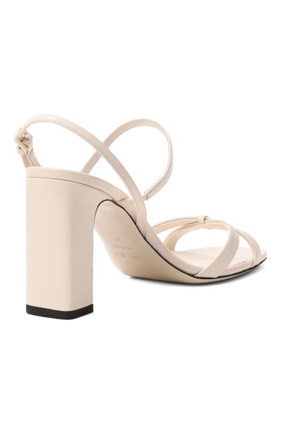 Кожаные босоножки elsy 85 JIMMY CHOO, арт. ELSYBH85NAP, фото 5