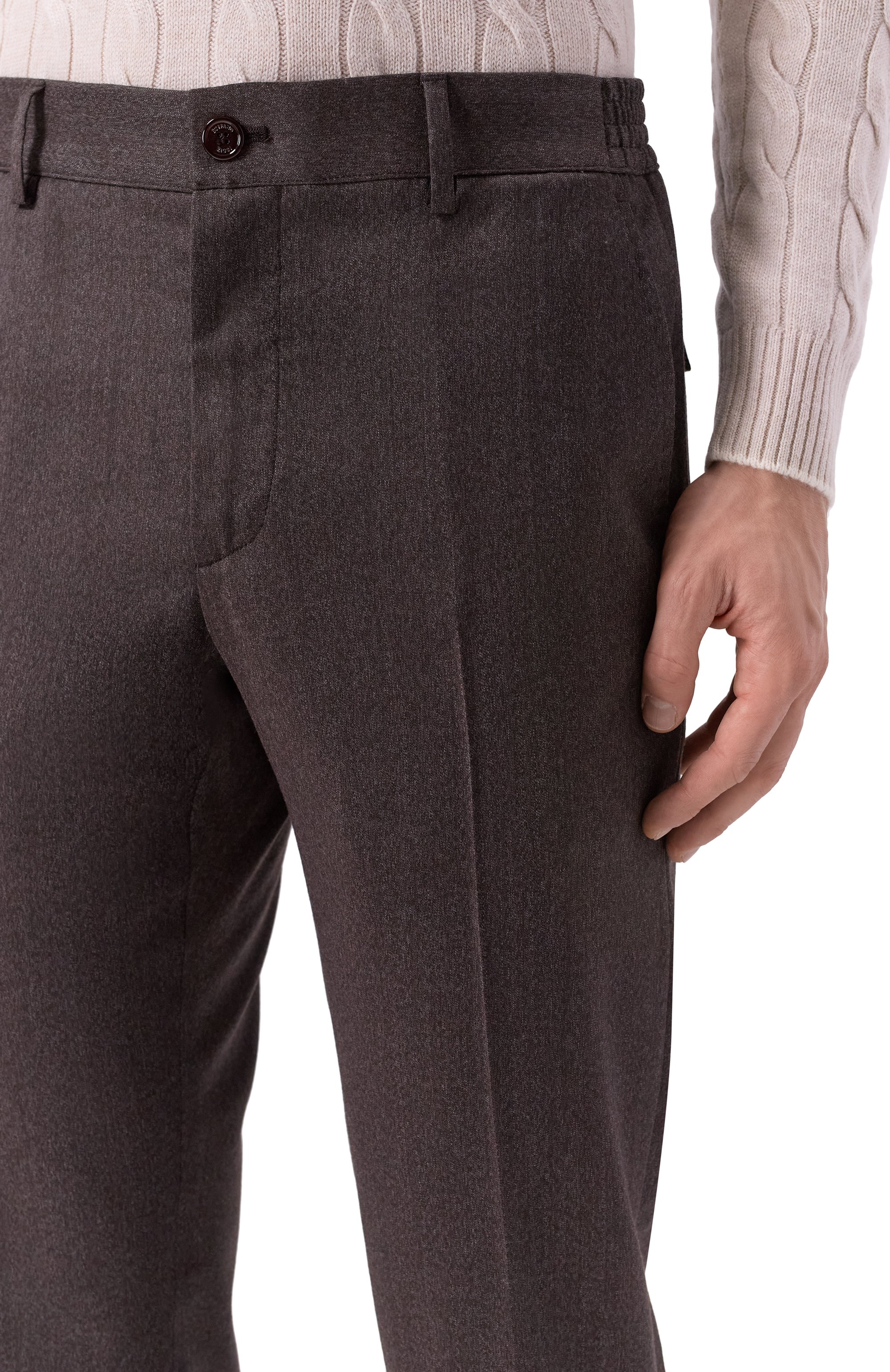 Шерстяные брюки STEFANO RICCI, арт. M1T5300014/W0029T, фото 5