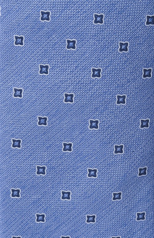 Шелковый галстук Corneliani 25U302-2520323 Голубой  25U302-2520323 Фото 4