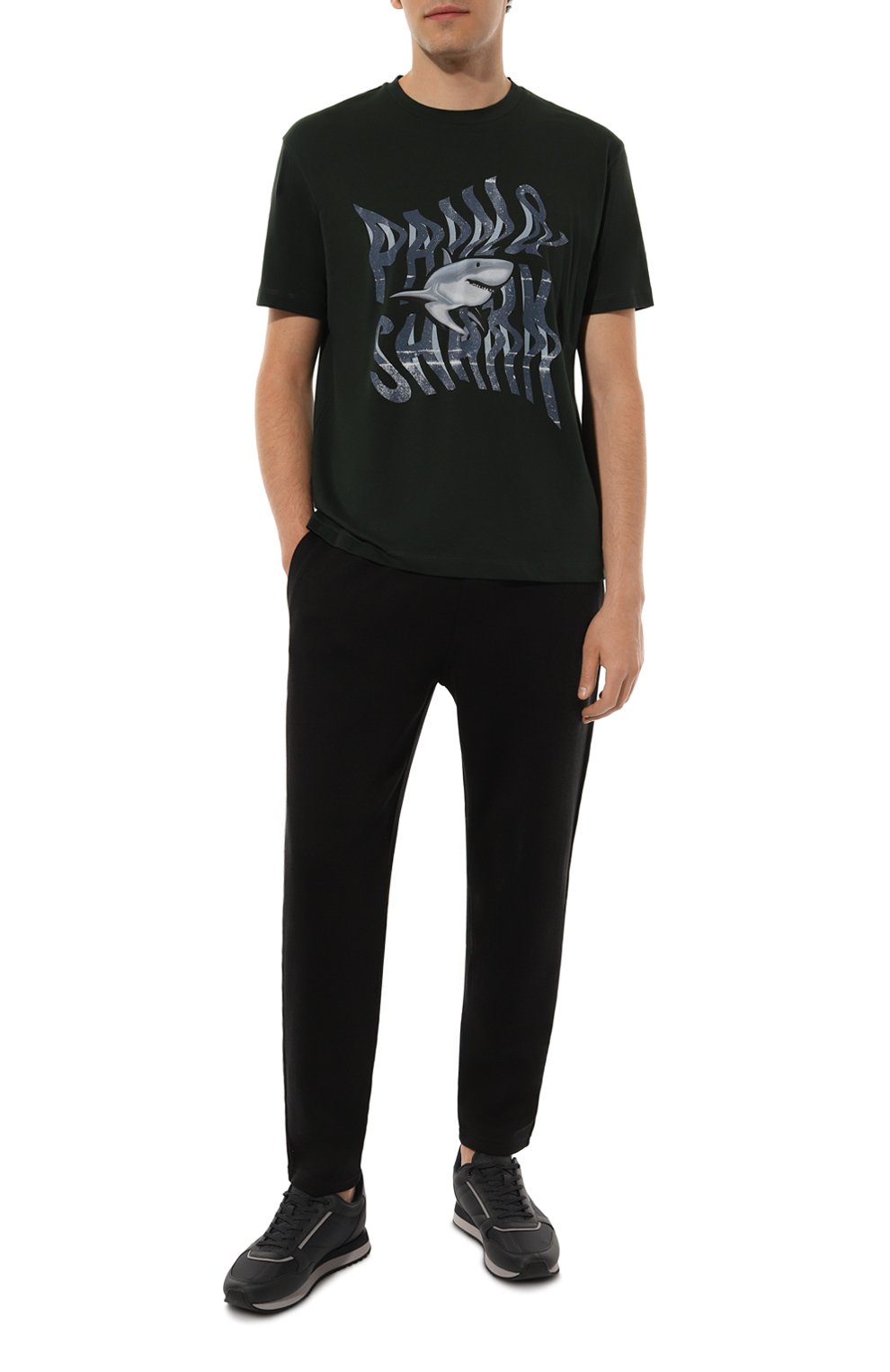 Хлопковая футболка PAUL&SHARK, арт. 14311626, фото 2