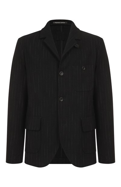 Мужской пиджак из хлопка и шерсти HANNES ROETHER, арт. J0S32EF/7082
