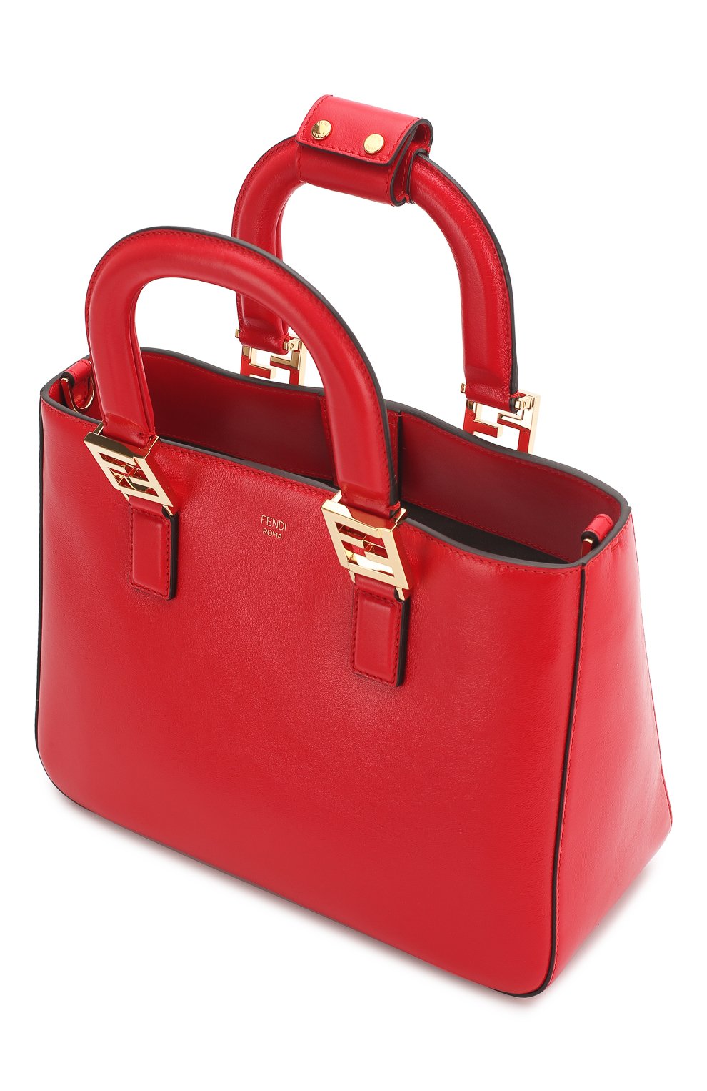 Сумка FENDI красного цвета по цене 252500 руб., арт. 8BH367 A9Y0, фото 4 Сумка FENDI, арт. 8BH367 A9Y0, фото 4