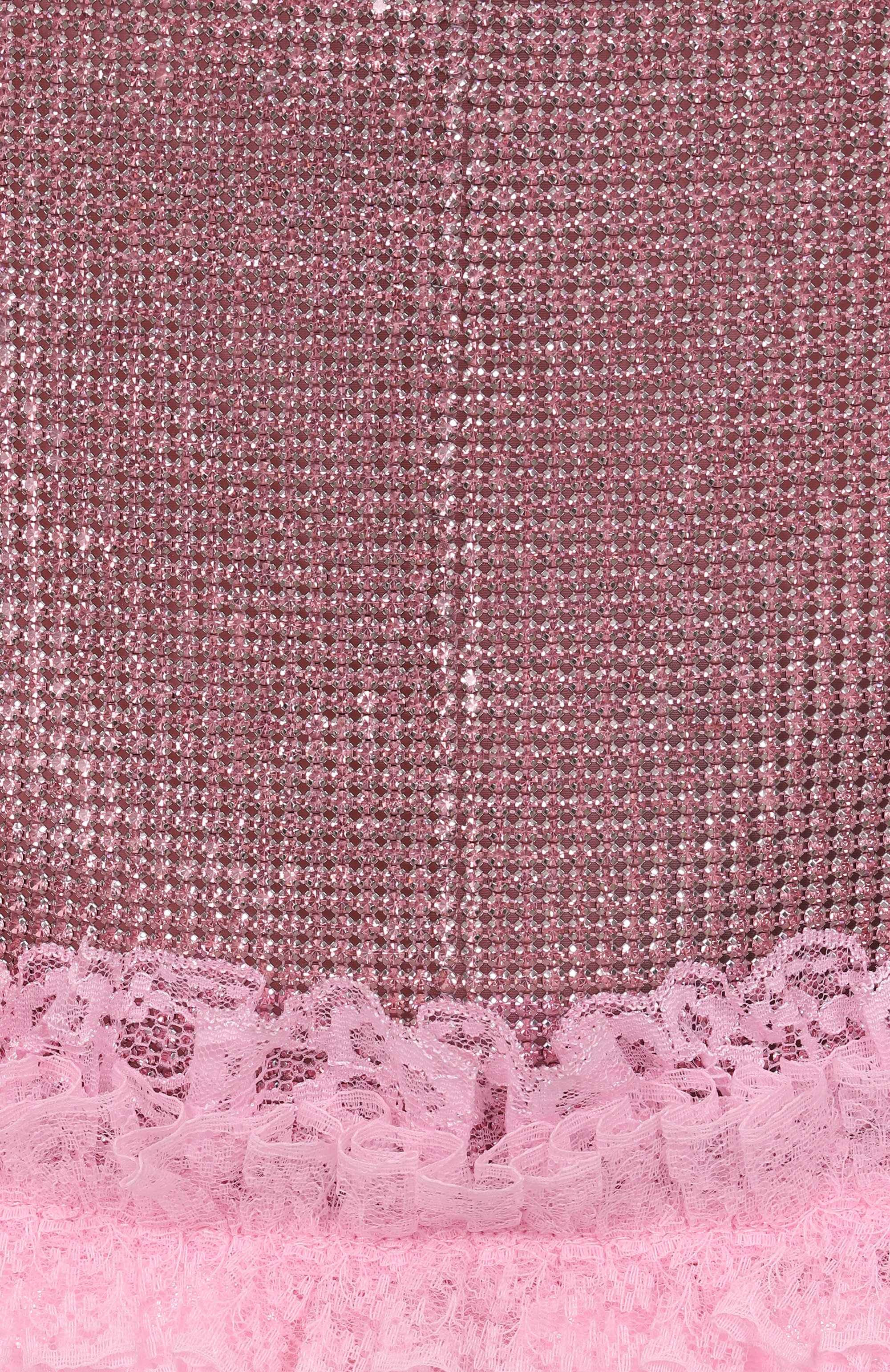 Юбка с отделкой стразами SELF-PORTRAIT, арт. SS25CK016SKAP, фото 6