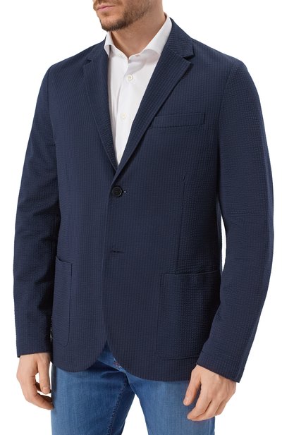 Хлопковый пиджак HARRIS WHARF LONDON, арт. C8P22PYG, фото 5