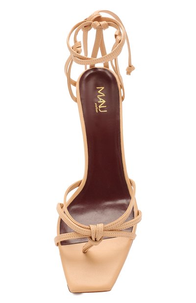 Кожаные босоножки lace 50 MANU ATELIER, арт. 2019004, фото 5