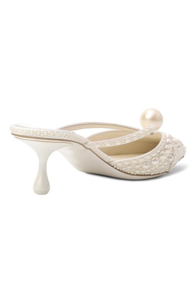 Текстильные мюли sana 50 JIMMY CHOO, арт. SANAMULE50W0Z, фото 5