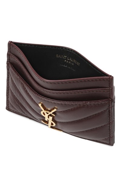 Кожаный футляр для кредитных карт SAINT LAURENT, арт. 423291/AAA44, фото 3