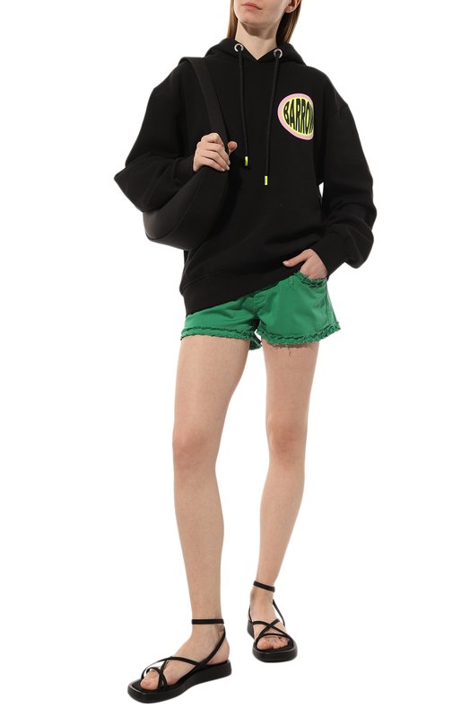 Джинсовые шорты Pietro Brunelli Зелёный, фото 2