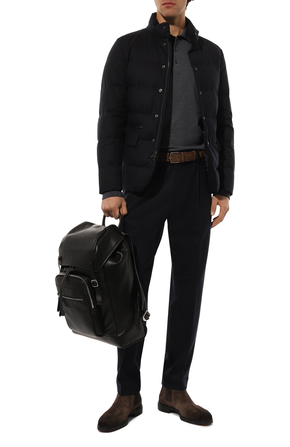 Поло из хлопка и шелка ZEGNA, арт. UC381A6/C748B09, фото 2