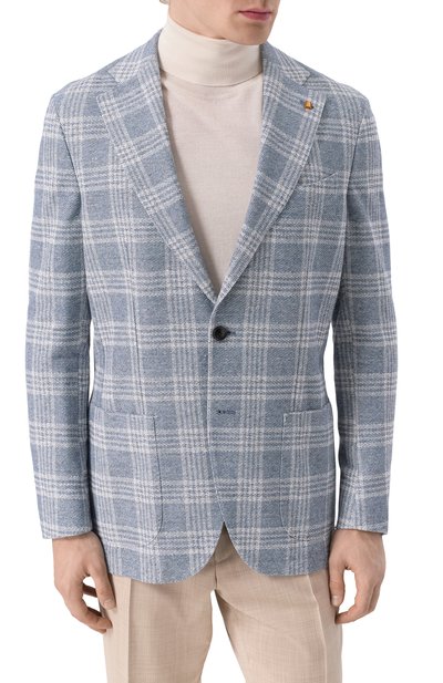 Пиджак изо льна и хлопка SARTORIA LATORRE, арт. JEF74/JH102, фото 5