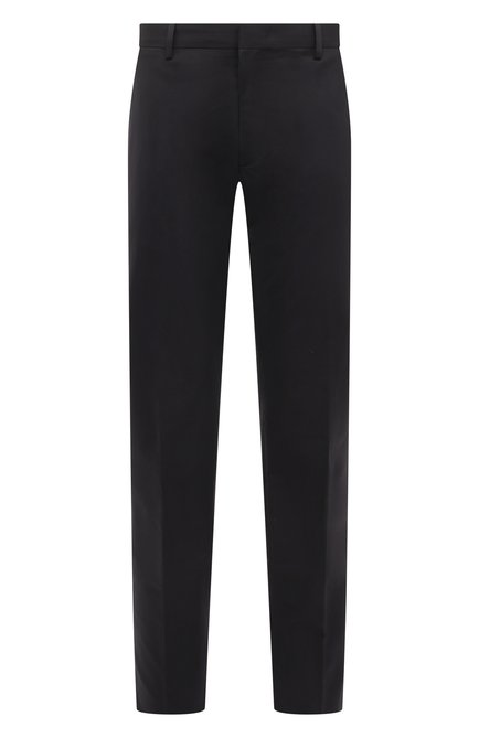 Мужские хлопковые брюки ERMENEGILDO ZEGNA темно-синего цвета, арт. E8I03/TR14 | Фото 1 (Длина (брюки, джинсы): Стандартные; Драгоценные камни: Проставлено; Материал внешний: Хлопок; Материал сплава: Проставлено; Случай: Повседневный; Силуэт М (брюки): Чиносы; Стили: Кэжуэл)