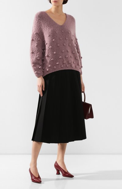 Свитер VIKA GAZINSKAYA розового цвета по цене 64070 руб., арт. FW19-2242, фото 2 Свитер VIKA GAZINSKAYA, арт. FW19-2242, фото 2