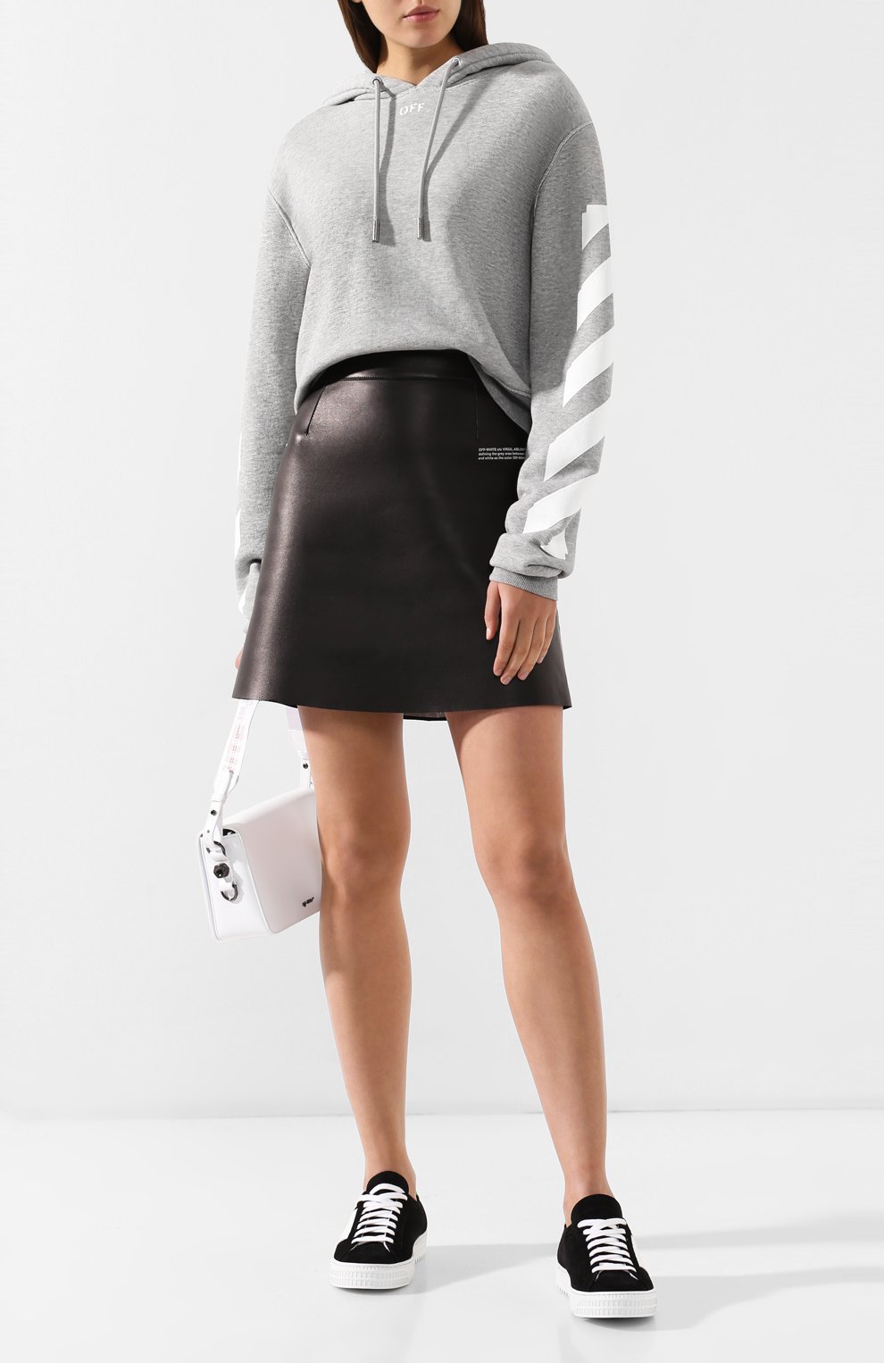 Хлопковый пуловер OFF-WHITE, арт. 0WBB016R194030690701, фото 2