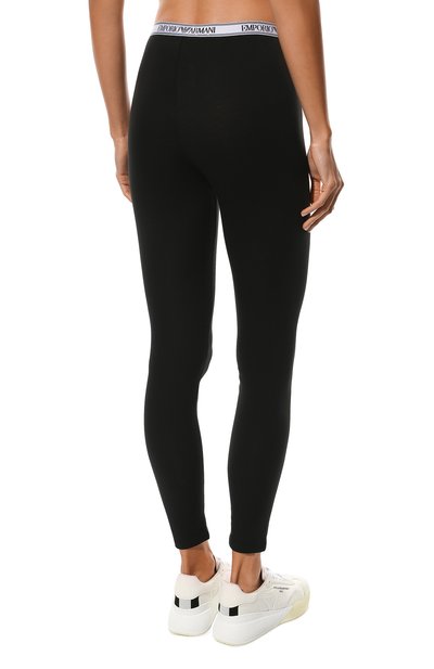 Хлопковые легинсы EMPORIO ARMANI, арт. 164568/2R227, фото 4