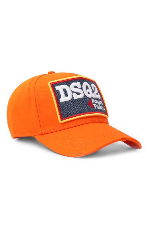 Хлопковая бейсболка Dsquared2 BCM0874/05C00001 Оранжевый BCM0874/05C00001