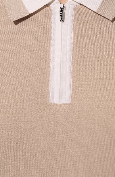 Поло из хлопка и шелка ZILLI, арт. MBZ-PZ002-CLAS1/MC01, фото 5