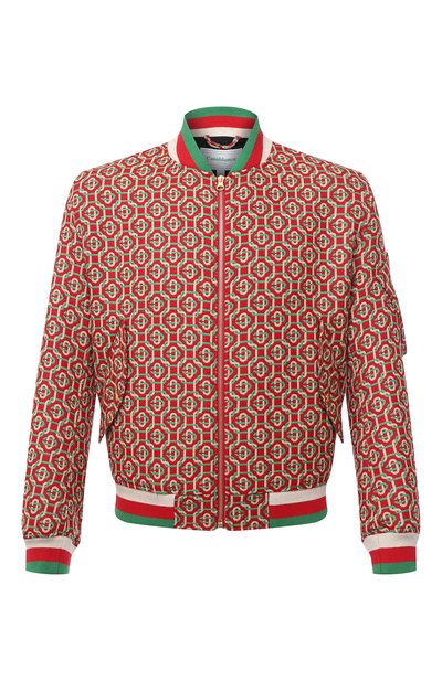 Шерстяной бомбер CASABLANCA, арт. MS21-JK-036 RED, фото 1