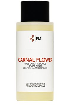 Гель для душа carnal flower (200ml) FREDERIC MALLE бесцветного цвета, арт. 3700135008120 | Фото 1 (Материал внутренний: Не назначено; Назначение: Для тела; Региональные ограничения белый список (Axapta Mercury): Не проставлено; Нос: Не проставлено; Тип продукта: Гели; Статус проверки: Проверена категория)