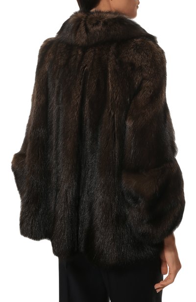 Шуба из куницы PRADA, арт. 165374-1EAH-F0003, фото 4