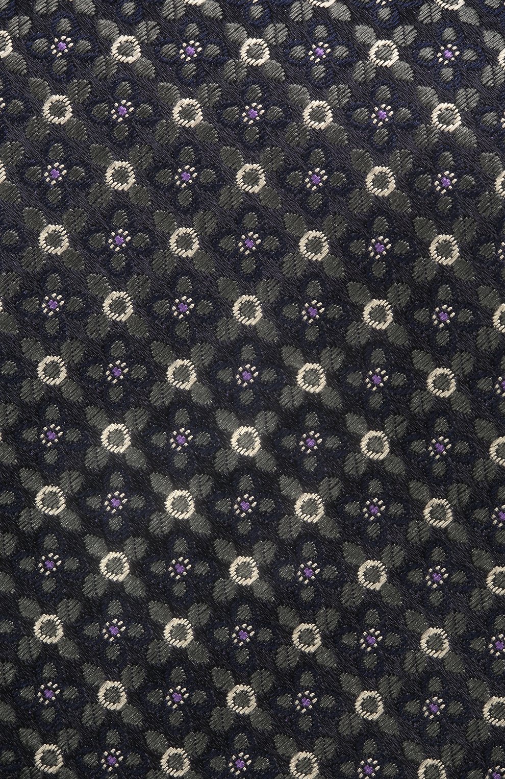 Шелковый галстук CANALI темно-синего цвета по цене 12700 руб., арт. 18/HJ03290, фото 3 Шелковый галстук CANALI, арт. 18/HJ03290, фото 3