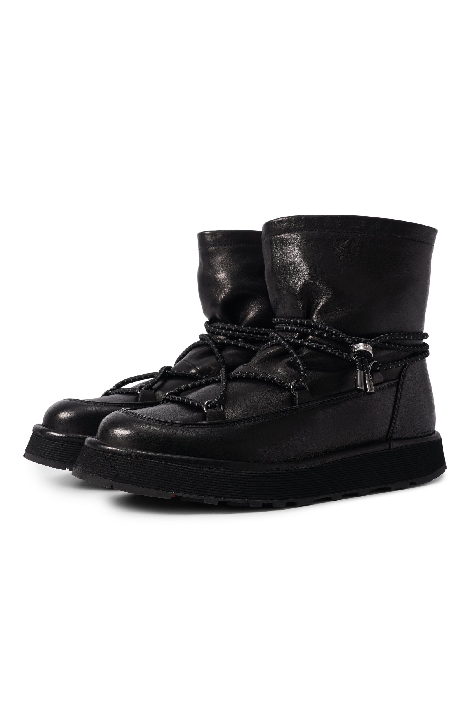 Кожаные сапоги GIORGIO ARMANI черного цвета по цене 198500 руб., арт. GM004865/AF32962, фото 1 Кожаные сапоги GIORGIO ARMANI, арт. GM004865/AF32962, фото 1