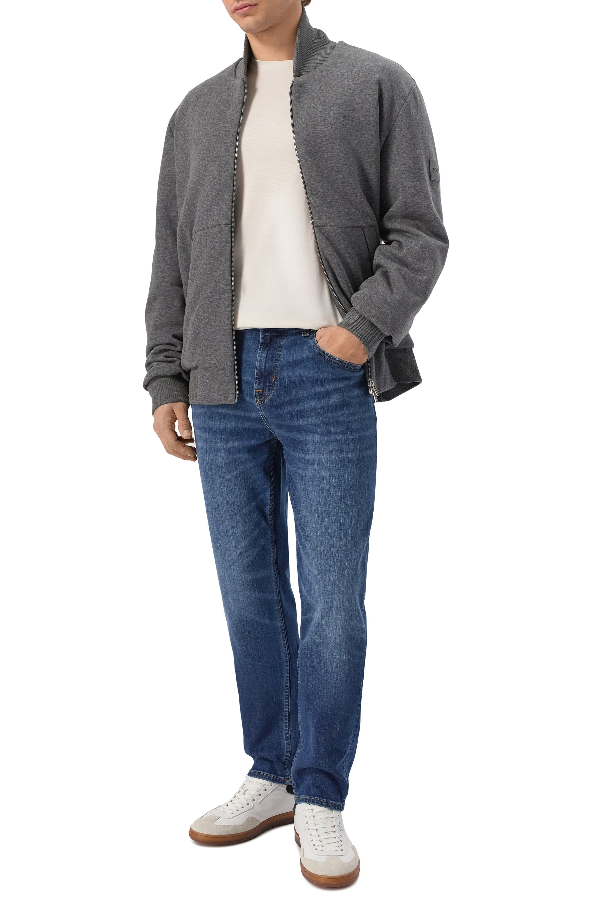 Джинсы slimmy 7 FOR ALL MANKIND темно-синего цвета по цене 29150 руб., арт. 7TB00C42-1VR, фото 2 Джинсы slimmy 7 FOR ALL MANKIND, арт. 7TB00C42-1VR, фото 2