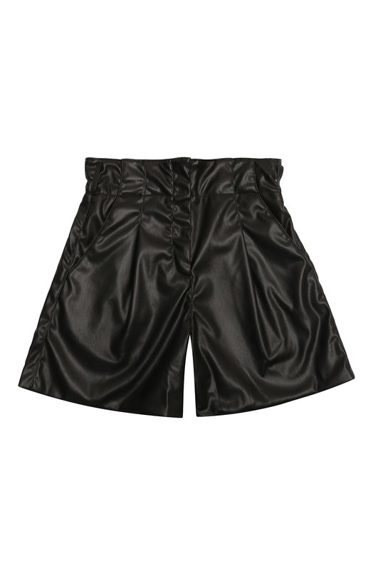 

Шорты из экокожи Philosophy di Lorenzo Serafini Kids, Чёрный