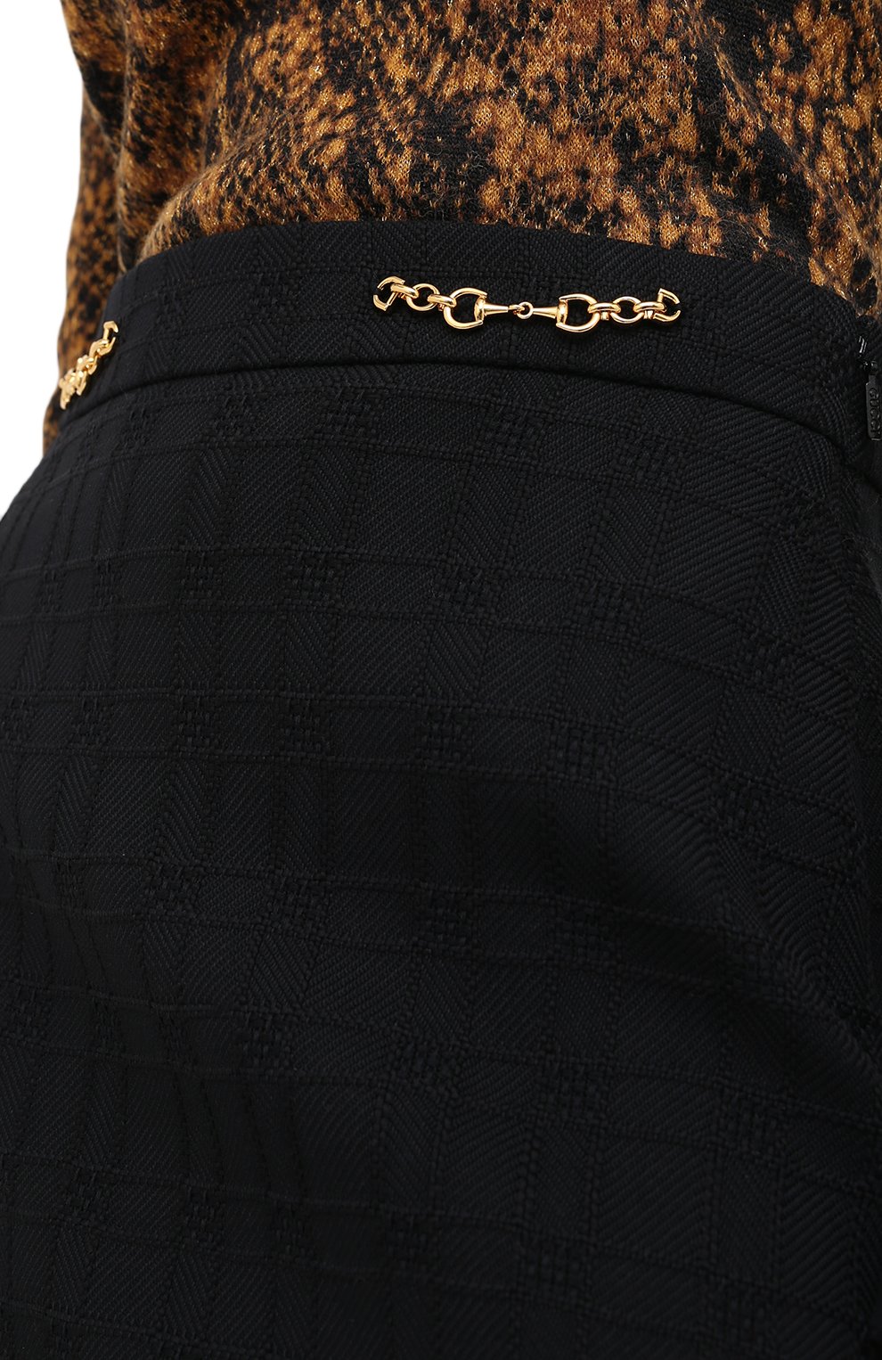 Юбка из хлопка и шерсти GUCCI, арт. 632090/ZAD93, фото 5