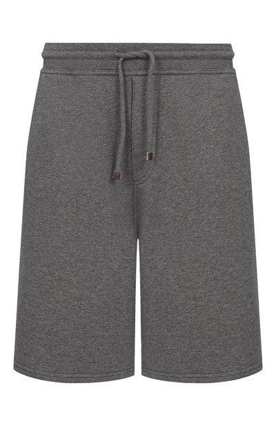 Мужские хлопковые шорты BRUNELLO CUCINELLI, арт. MW8633318G