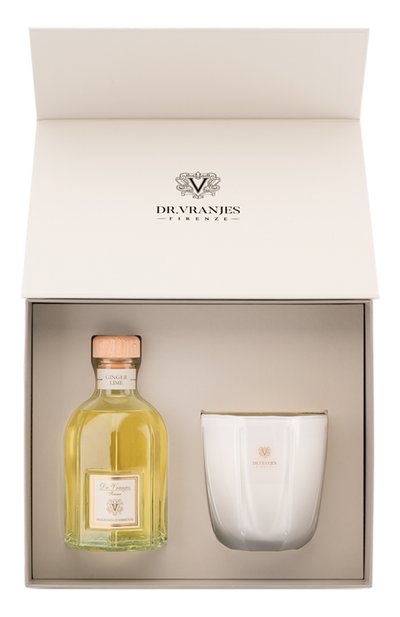 Подарочный набор : диффузор + свеча ginger lime DR. VRANJES FIRENZE, арт. FRV19-B14, фото 1