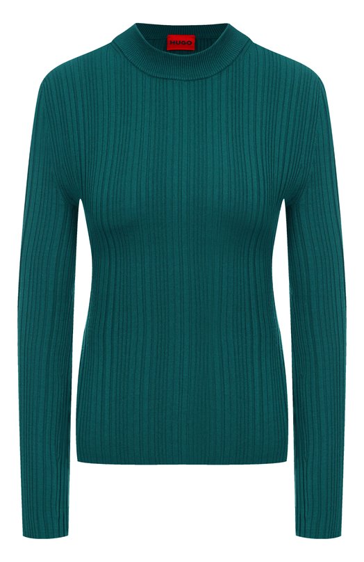 Пуловер из вискозы HUGO 50549762 Зелёный 50549762