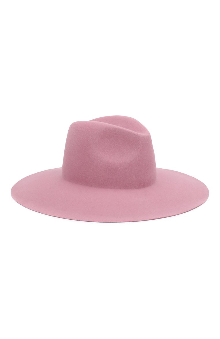 Женская фетровая шляпа  VALENTINO розового цвета, арт. TW2HEA35/WDW | Фото 2 (Материал: Текстиль, Шерсть; Материал сплава: Проставлено; Нос: Не проставлено)