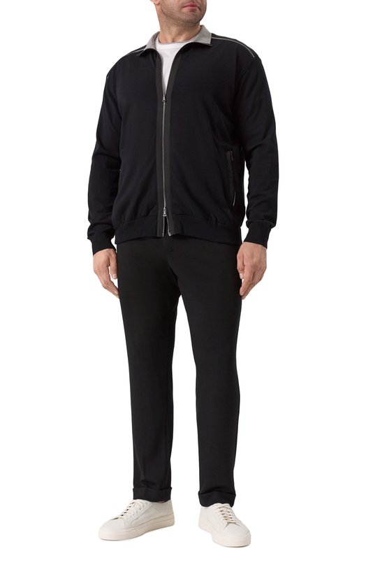 Кардиган из вискозы Paul&Shark 25411719 Чёрный  25411719 Фото 2