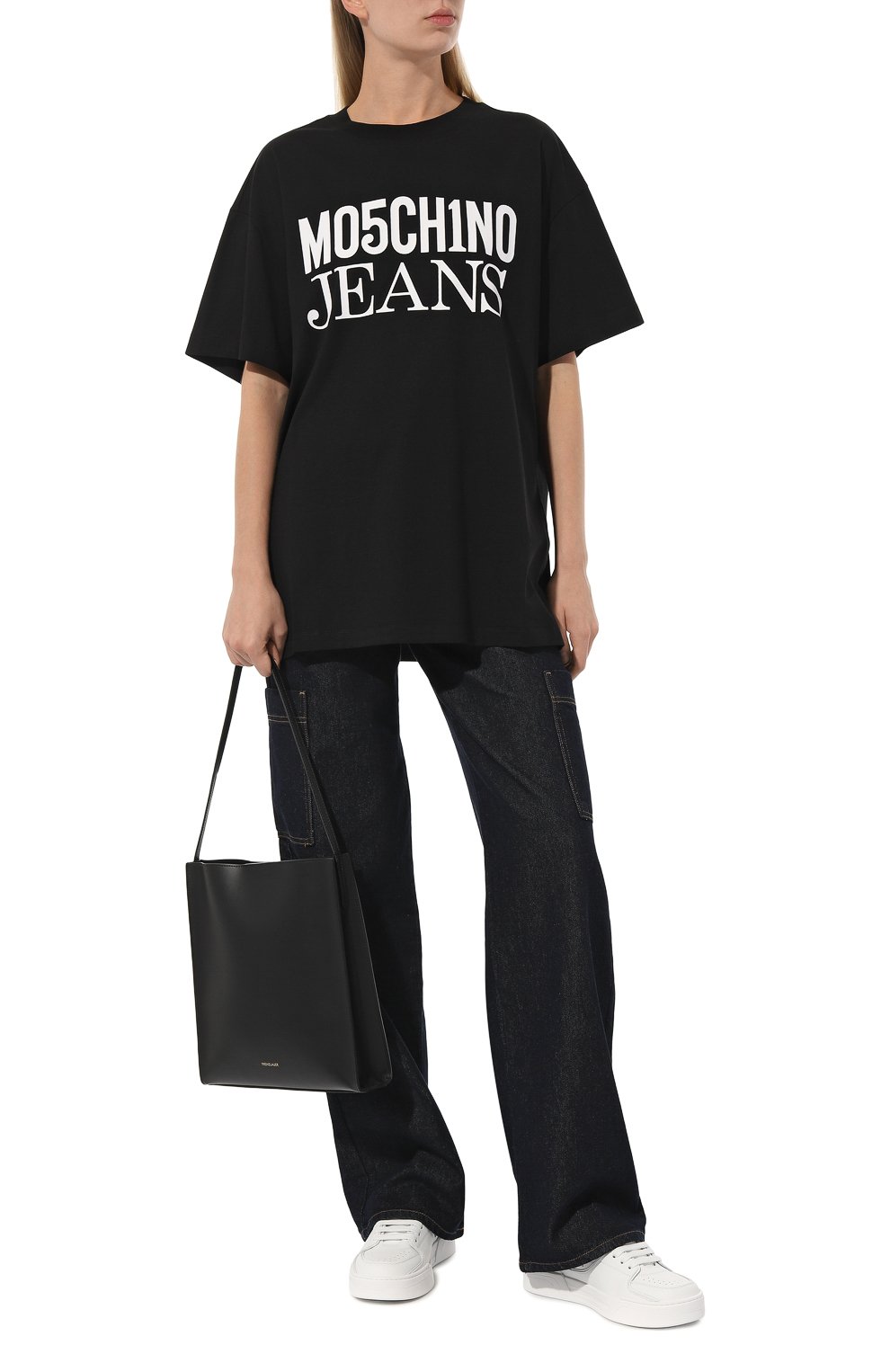 Хлопковая футболка M05CH1NO JEANS, арт. 232K2/J0707/8762, фото 2