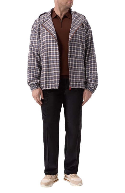 Хлопковая рубашка Kiton UMC015H0825907 Разноцветный  UMC015H0825907 Фото 2