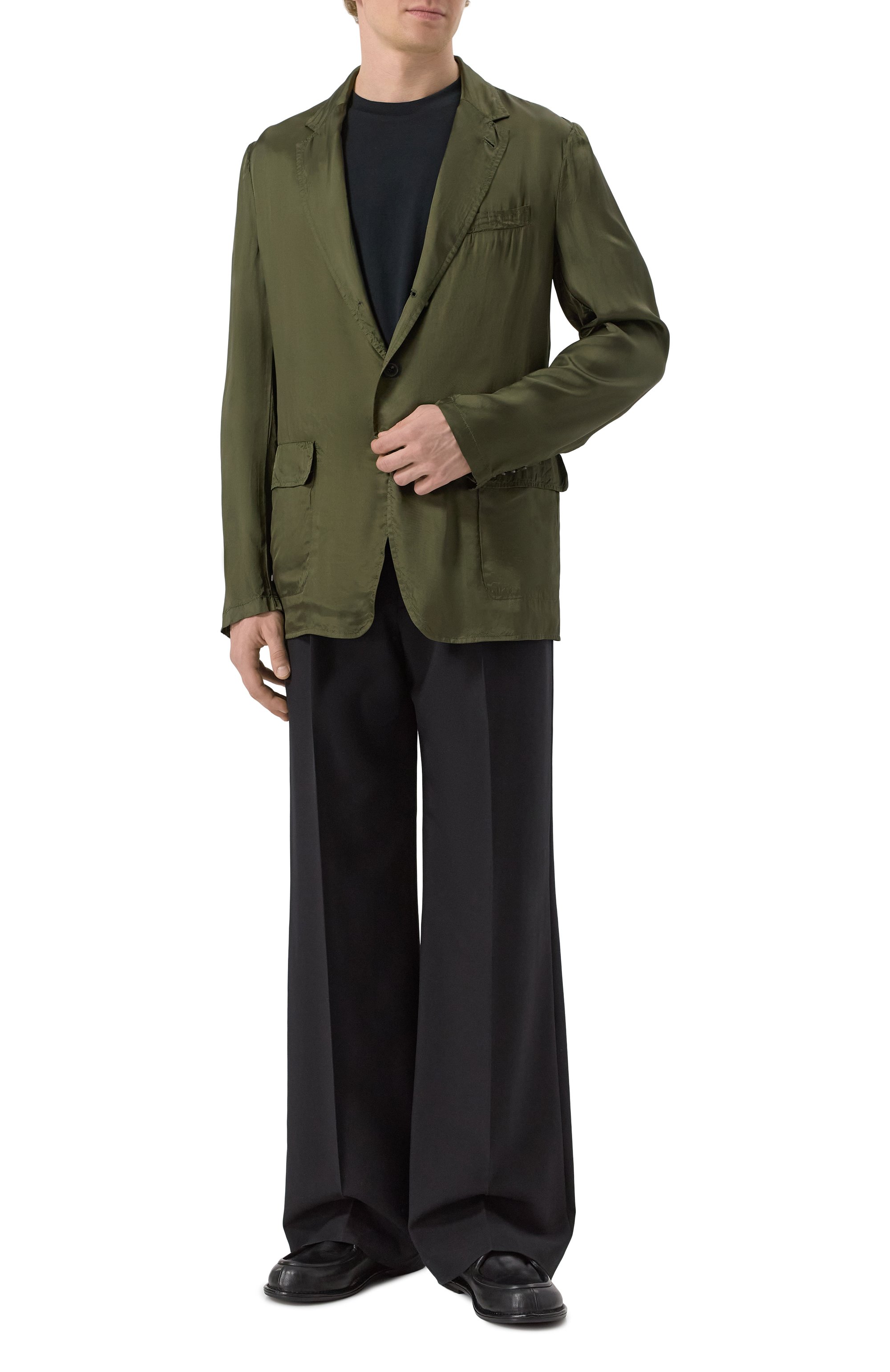 Пиджак из вискозы DRIES VAN NOTEN, арт. 251-020414-1427, фото 2