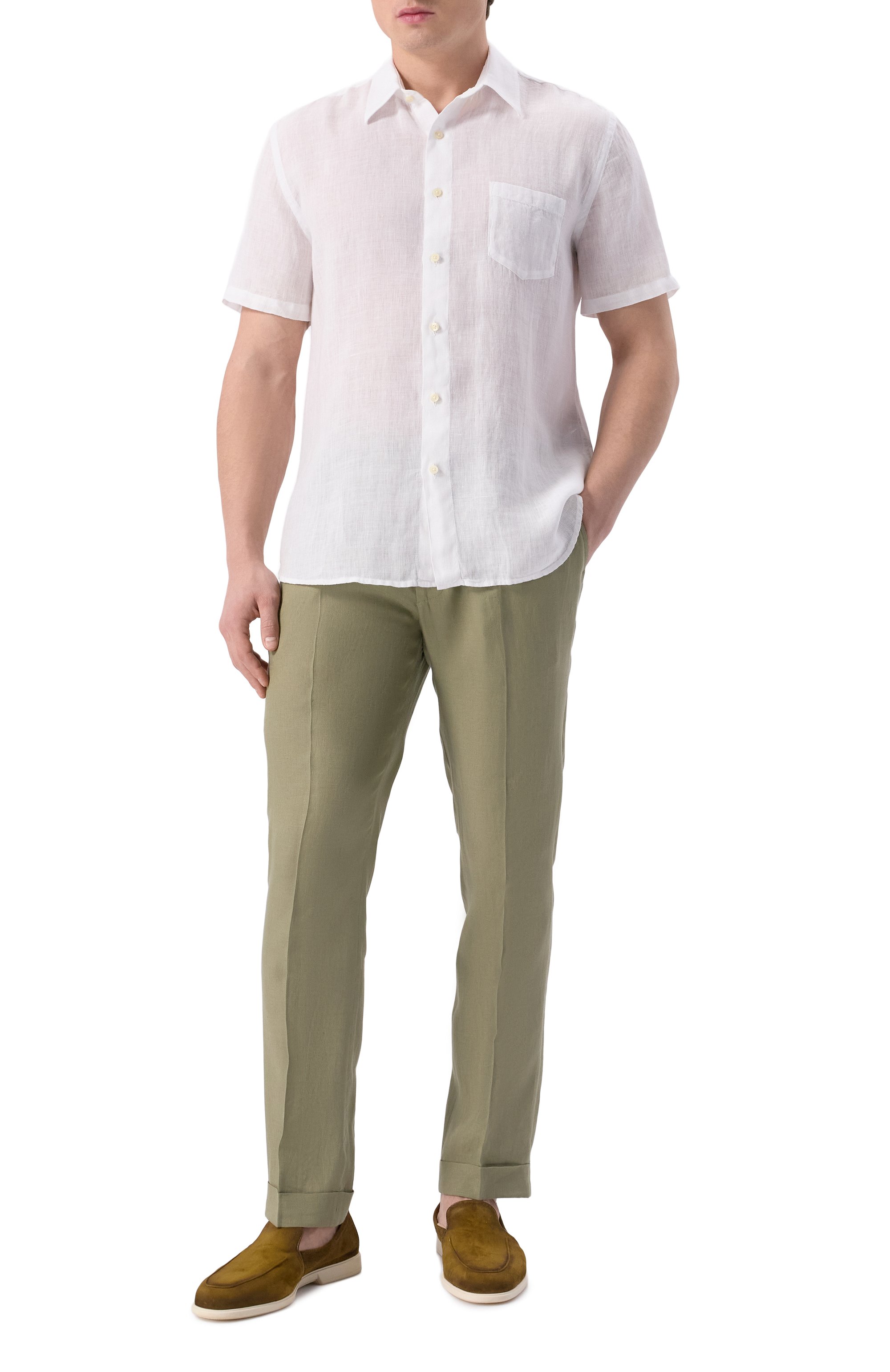 Льняная рубашка 120% LINO, арт. 32ALIM1368/0115/000, фото 2