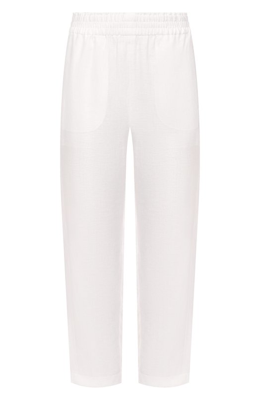 Льняные брюки Emporio Armani EW001575/TE14012 Белый EW001575/TE14012