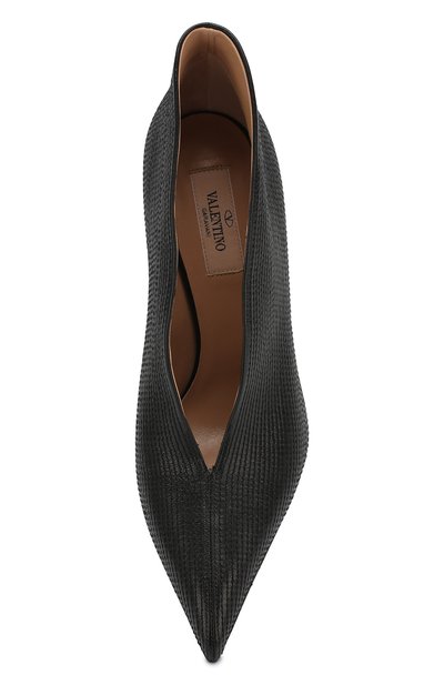 Кожаные ботильоны all stitched VALENTINO, арт. SW2S0L03/CYN, фото 5