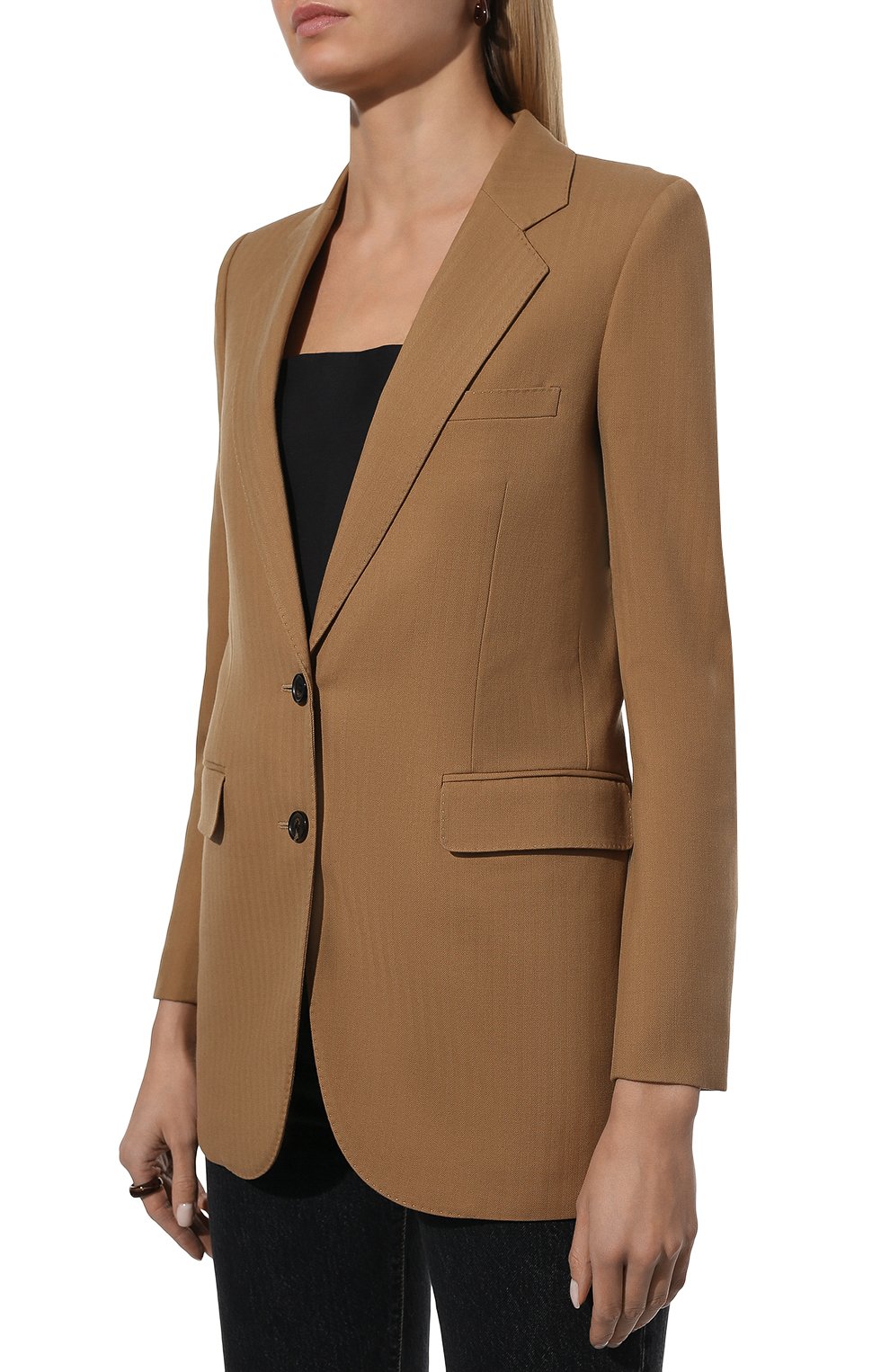 Шерстяной жакет SAINT LAURENT, арт. 648671/Y7C28, фото 3