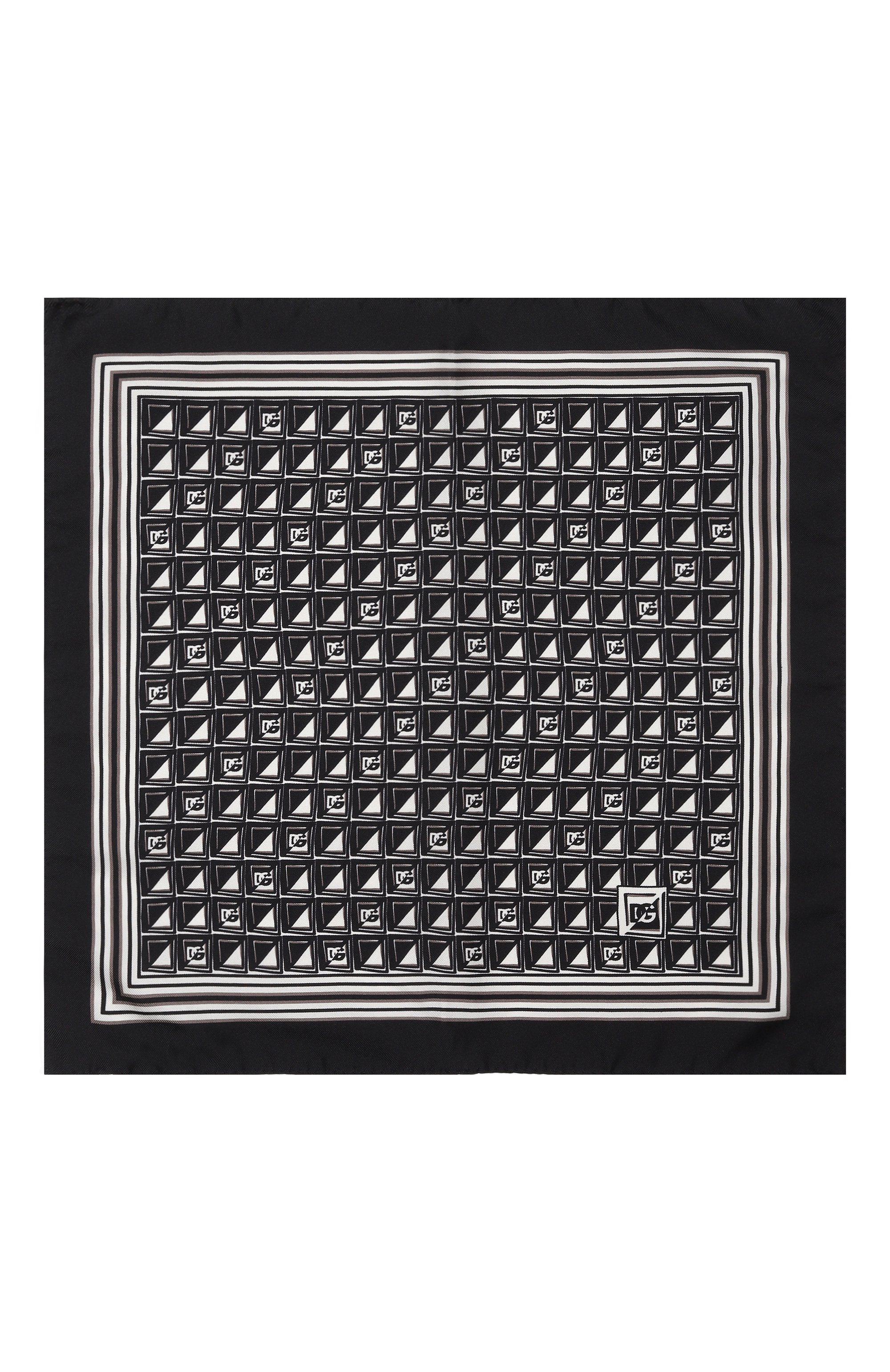 Шелковый платок DOLCE & GABBANA, арт. GR412E/G0WT0, фото 3